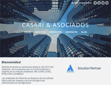 Tablet Screenshot of casari-asoc.com